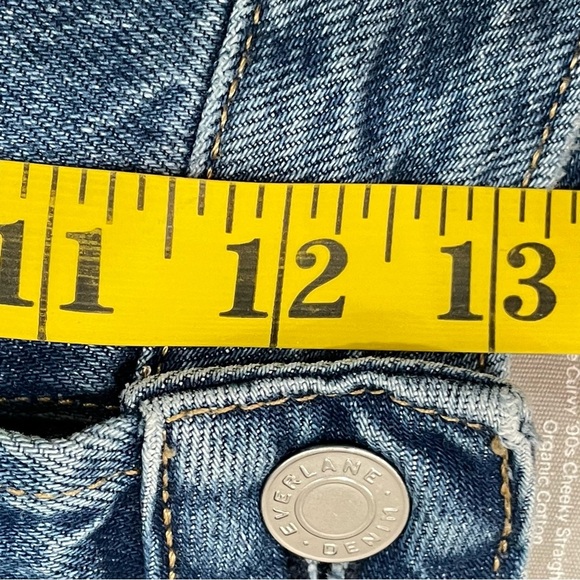 Everlane Women’s Size 33 Ankle Curvy 90’s Cheeky Straight Jeans Northridge Wash - Picture 13 of 16